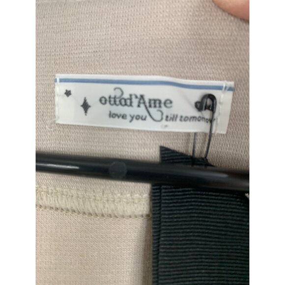 OttodAme Runway V-Neck Tunic Shift Dress Size 6 US Italy Wool RR10265 NWT $182 - Picture 2 of 12